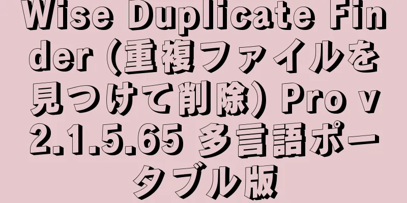 Wise Duplicate Finder (重複ファイルを見つけて削除) Pro v2.1.5.65 多言語ポータブル版