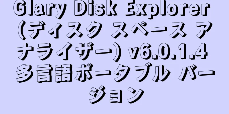 Glary Disk Explorer (ディスク スペース アナライザー) v6.0.1.4 多言語ポータブル バージョン